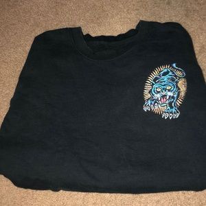 Used Black OBEY Crewneck